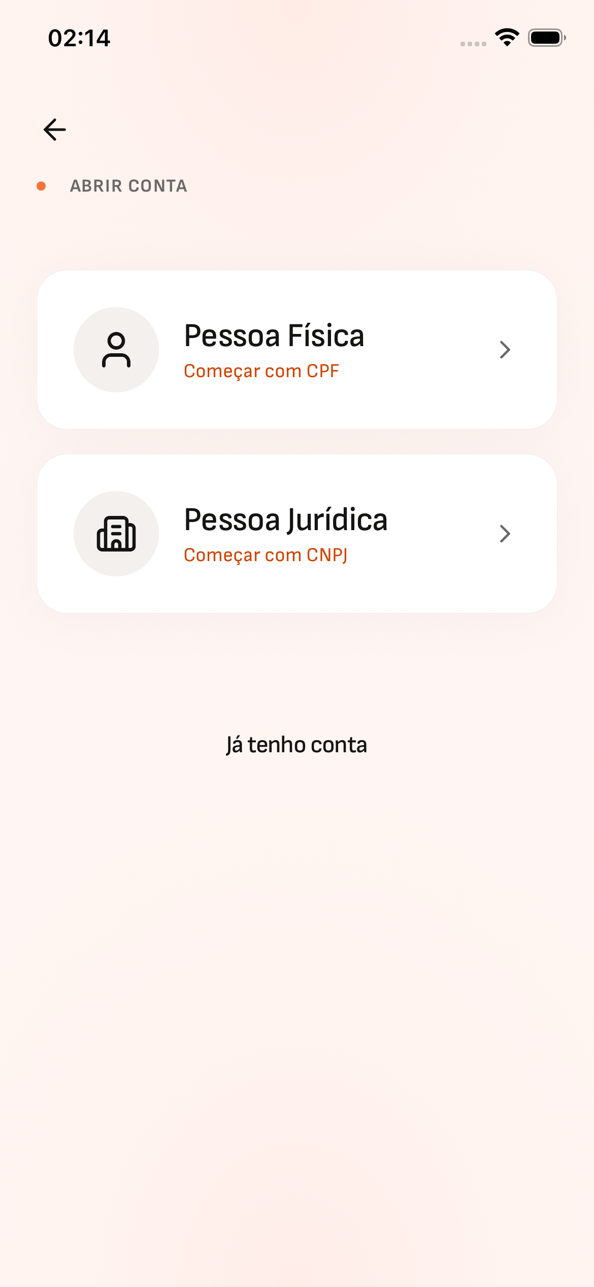 Tela 3 — Neon Bank